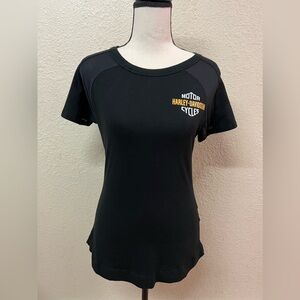 Harley Davidson silver label short sleeve top